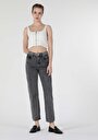 thumb-Afficher les détails de 893 Julia Pantalon Bleu Tapered Leg  En  Boyfriend Fit Femme