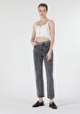 thumb-Afficher les détails de 893 Julia Pantalon Bleu Tapered Leg  En  Boyfriend Fit Femme