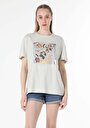 thumb-Afficher les détails de T-shirt À Manches Courtes Vert Comfort Fit  Femme