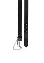 thumb-Afficher les détails de Ceinture Noir Modern Fit Femme