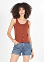 thumb-Afficher les détails de Athlète Marron Regular Fit Femme