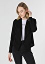thumb-Afficher les détails de Veste De Blazer Noir Regular Fit   Femme