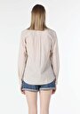 thumb-Afficher les détails de Chemise À Manches Longues Beige Regular Fit   Femme