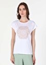 thumb-Afficher les détails de T-shirt À Manches Courtes Blanc Regular Fit  Femme