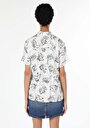 thumb-Afficher les détails de Chemise À Manches Courtes Blanc  Regular Fit Femme
