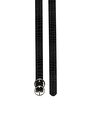 thumb-Afficher les détails de Ceinture Noir Modern Fit Femme