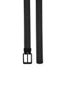 thumb-Afficher les détails de Ceinture Noir Modern Fit Homme