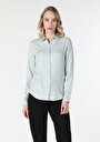 thumb-Afficher les détails de Chemise À Manches Longues Vert Regular Fit   Femme