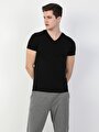 thumb-Afficher les détails de T-shirt À Manches Courtes Noir Slim Fit  Homme