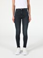 thumb-Afficher les détails de 760 Diana Pantalon Bleu Skinny  Leg  En  Super Slim Fit Femme