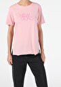 thumb-Afficher les détails de T-shirt À Manches Courtes Rose Comfort Fit  Femme