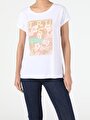 thumb-Afficher les détails de T-shirt À Manches Courtes Blanc Regular Fit  Femme