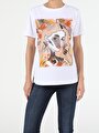 thumb-Afficher les détails de T-shirt À Manches Courtes Blanc Regular Fit  Femme