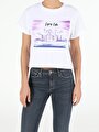 thumb-Afficher les détails de T-shirt À Manches Courtes Blanc Regular Fit  Femme