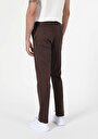 thumb-Afficher les détails de Pantalon Marron Straight Leg Medium Rise En Chino Regular Fit Homme