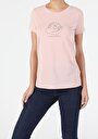 thumb-Afficher les détails de T-shirt À Manches Courtes Rose Regular Fit  Femme
