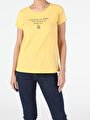 thumb-Afficher les détails de T-shirt À Manches Courtes Jaune Regular Fit  Femme
