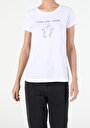 thumb-Afficher les détails de T-shirt À Manches Courtes Blanc Regular Fit  Femme