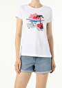 thumb-Afficher les détails de T-shirt À Manches Courtes Blanc Regular Fit  Femme