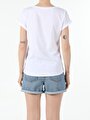 thumb-Afficher les détails de T-shirt À Manches Courtes Blanc Regular Fit  Femme