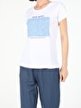 thumb-Afficher les détails de T-shirt À Manches Courtes Blanc Regular Fit  Femme