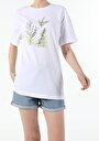 thumb-Afficher les détails de T-shirt À Manches Courtes Blanc Comfort Fit  Femme