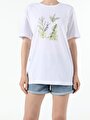 thumb-Afficher les détails de T-shirt À Manches Courtes Blanc Comfort Fit  Femme