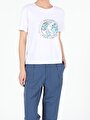 thumb-Afficher les détails de T-shirt À Manches Courtes Blanc Regular Fit  Femme