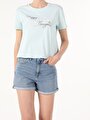 thumb-Afficher les détails de T-shirt À Manches Courtes Vert Regular Fit  Femme