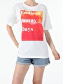 thumb-Afficher les détails de T-shirt À Manches Courtes Blanc Comfort Fit  Femme