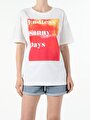 thumb-Afficher les détails de T-shirt À Manches Courtes Blanc Comfort Fit  Femme