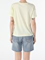 thumb-Afficher les détails de T-shirt À Manches Courtes Jaune Regular Fit  Femme
