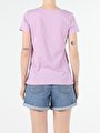thumb-Afficher les détails de T-shirt À Manches Courtes Violet Regular Fit  Femme