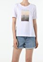 thumb-Afficher les détails de T-shirt À Manches Courtes Blanc Regular Fit  Femme