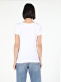 thumb-Afficher les détails de T-shirt À Manches Courtes Blanc Regular Fit  Femme