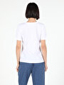 thumb-Afficher les détails de T-shirt À Manches Courtes Blanc Regular Fit  Femme