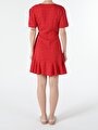 thumb-Afficher les détails de Robe Rouge Slim Fit    Femme