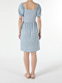 thumb-Afficher les détails de Robe Bleu Regular Fit    Femme