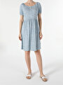 thumb-Afficher les détails de Robe Bleu Regular Fit    Femme