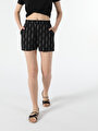 thumb-Afficher les détails de Short Noir Regular Fit Femme