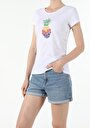 thumb-Afficher les détails de T-shirt À Manches Courtes Blanc Regular Fit  Femme