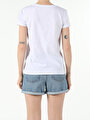 thumb-Afficher les détails de T-shirt À Manches Courtes Blanc Regular Fit  Femme