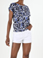 thumb-Afficher les détails de T-shirt À Manches Courtes Marine Regular Fit  Femme