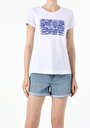 thumb-Afficher les détails de T-shirt À Manches Courtes Blanc Regular Fit  Femme