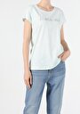 thumb-Afficher les détails de T-shirt À Manches Courtes Vert Regular Fit  Femme
