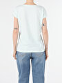 thumb-Afficher les détails de T-shirt À Manches Courtes Vert Regular Fit  Femme