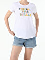 thumb-Afficher les détails de T-shirt À Manches Courtes Blanc Regular Fit  Femme