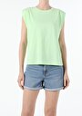 thumb-Afficher les détails de T-shirt À Manches Courtes Vert Regular Fit  Femme