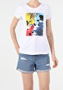 thumb-Afficher les détails de T-shirt À Manches Courtes Blanc Regular Fit  Femme