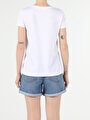 thumb-Afficher les détails de T-shirt À Manches Courtes Blanc Regular Fit  Femme